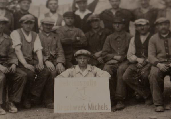 original Foto - Gruppenfoto Brechwerk Michels - Mayen